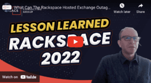 Business Lessons from Rackspace Massive Server Outage