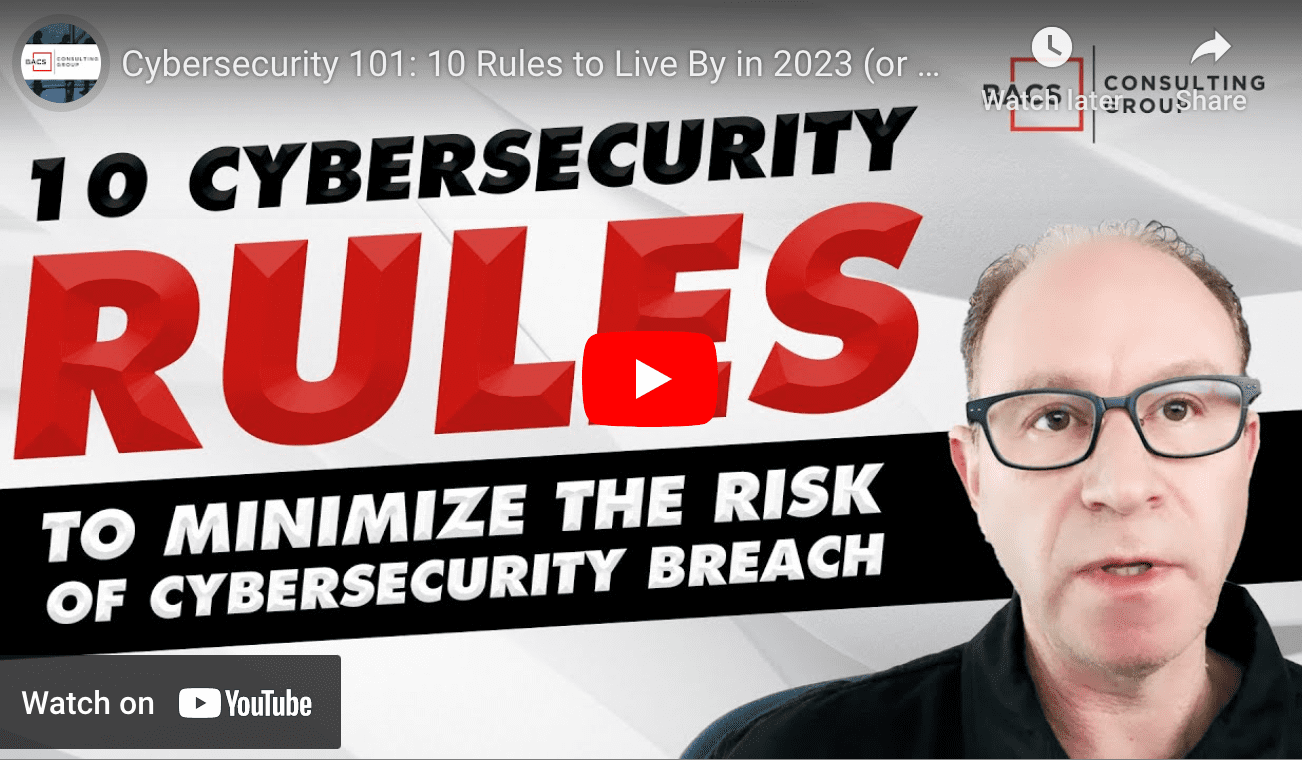 Cybersecurity 101 10 Rules to Live By in 2023