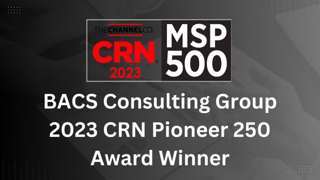 CRN Pioneer 250 Award Winning